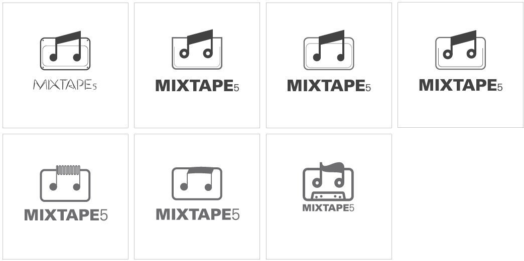 Logo + Logotype Mixtape5