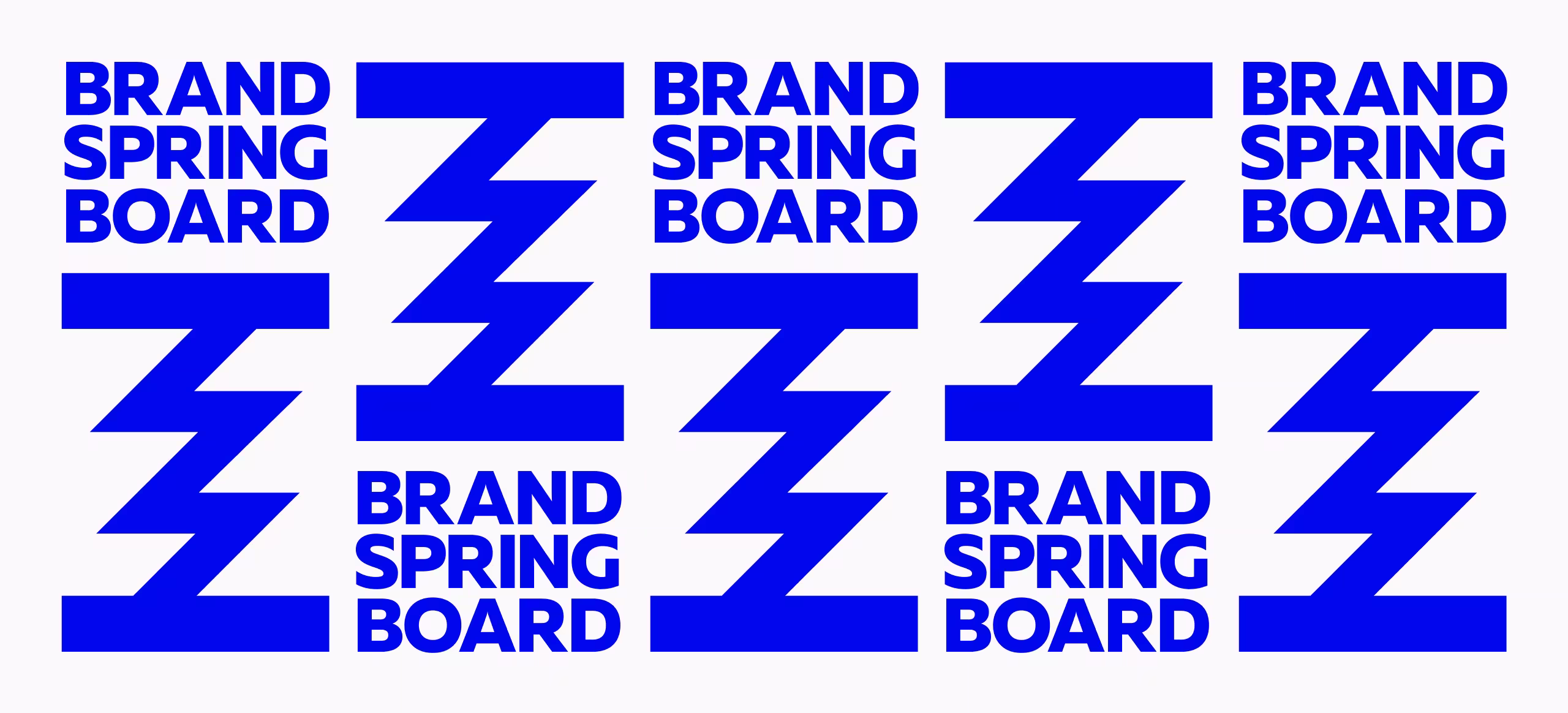 Custom geometric brand pattern for Brand Springboard by Lyudmil Dachev