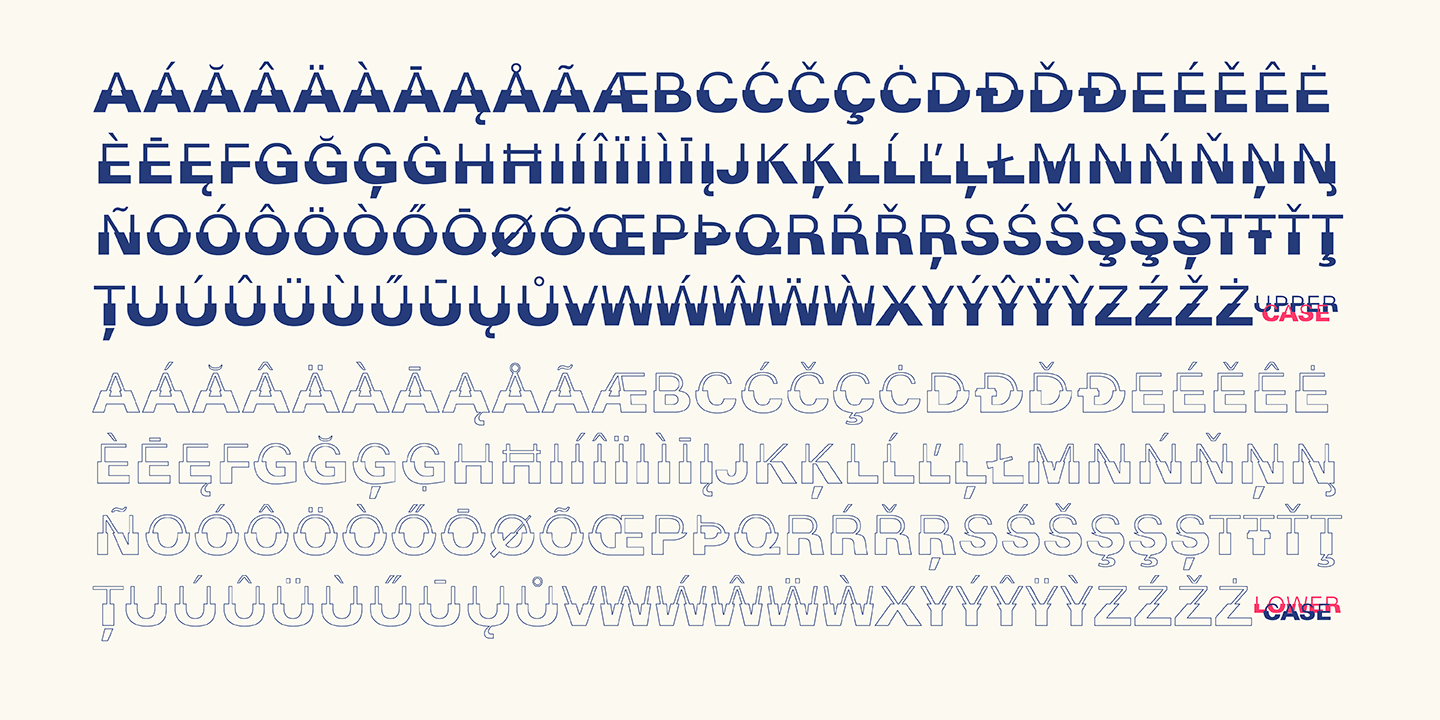 314 bits typeface