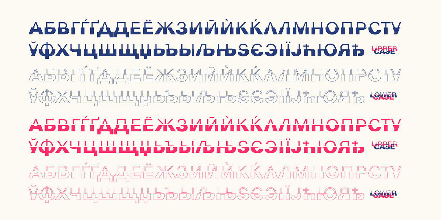 314 bits typeface